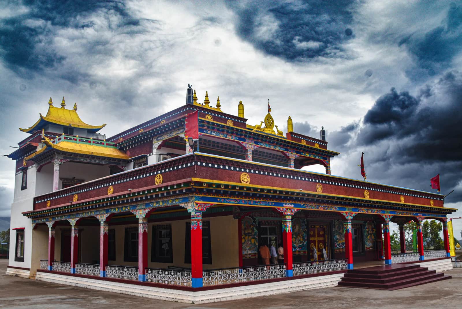 Dzogchen Monastery at the Dhondenling Tibetan settlement, Kollegal